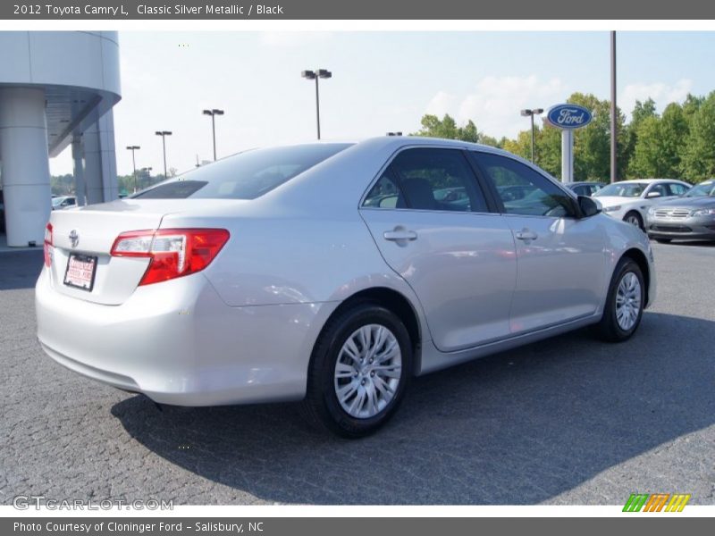 Classic Silver Metallic / Black 2012 Toyota Camry L