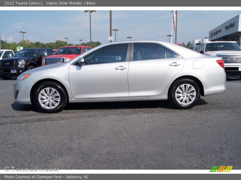 Classic Silver Metallic / Black 2012 Toyota Camry L