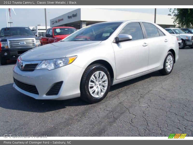 Classic Silver Metallic / Black 2012 Toyota Camry L