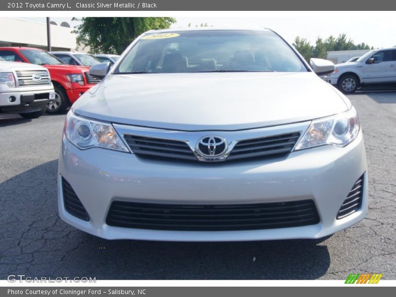 Classic Silver Metallic / Black 2012 Toyota Camry L