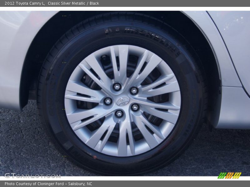 Classic Silver Metallic / Black 2012 Toyota Camry L