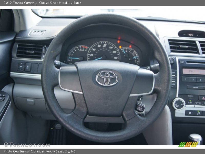 Classic Silver Metallic / Black 2012 Toyota Camry L