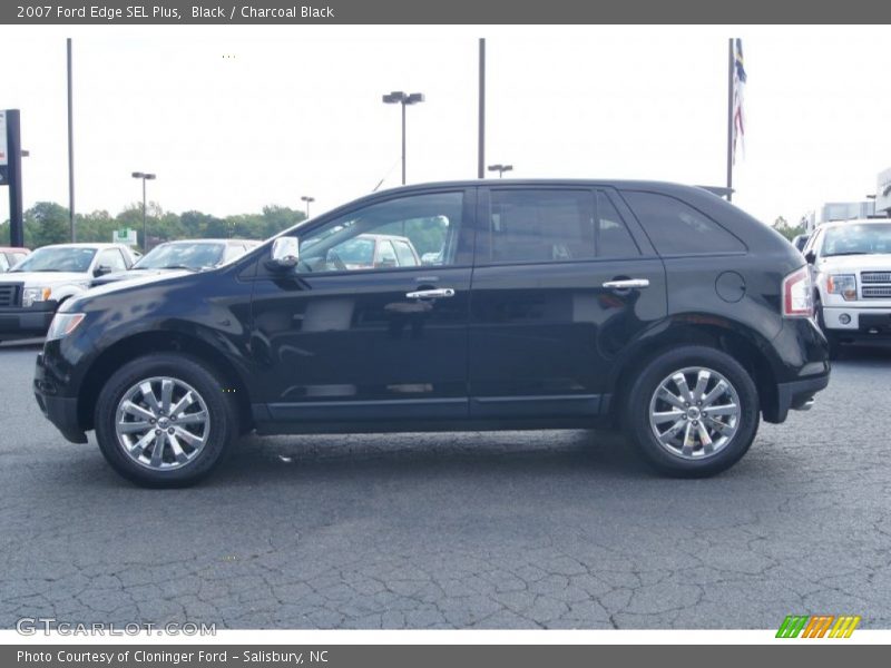 Black / Charcoal Black 2007 Ford Edge SEL Plus