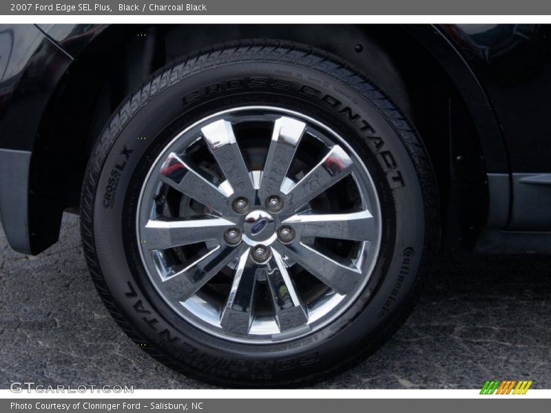 Black / Charcoal Black 2007 Ford Edge SEL Plus