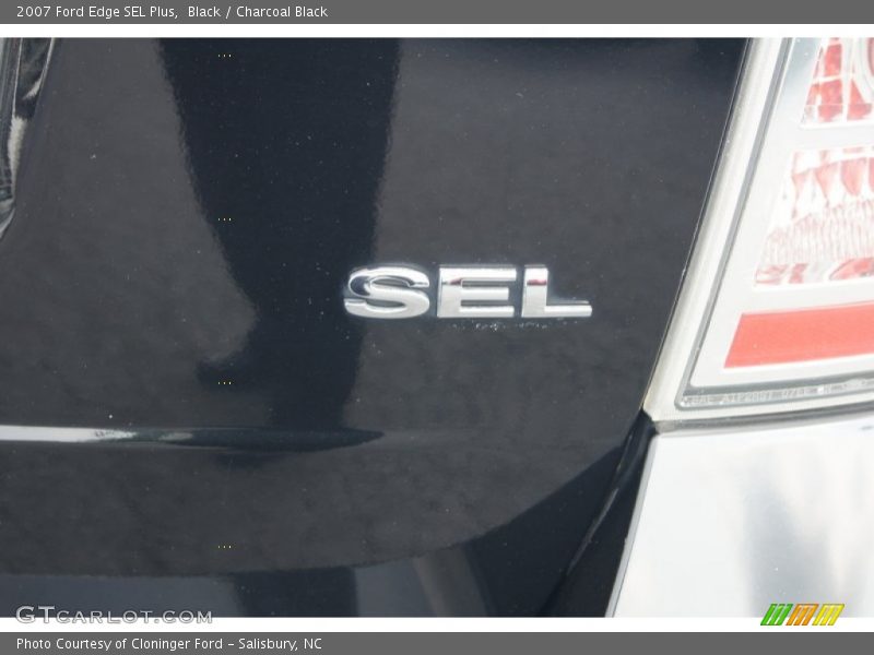 Black / Charcoal Black 2007 Ford Edge SEL Plus