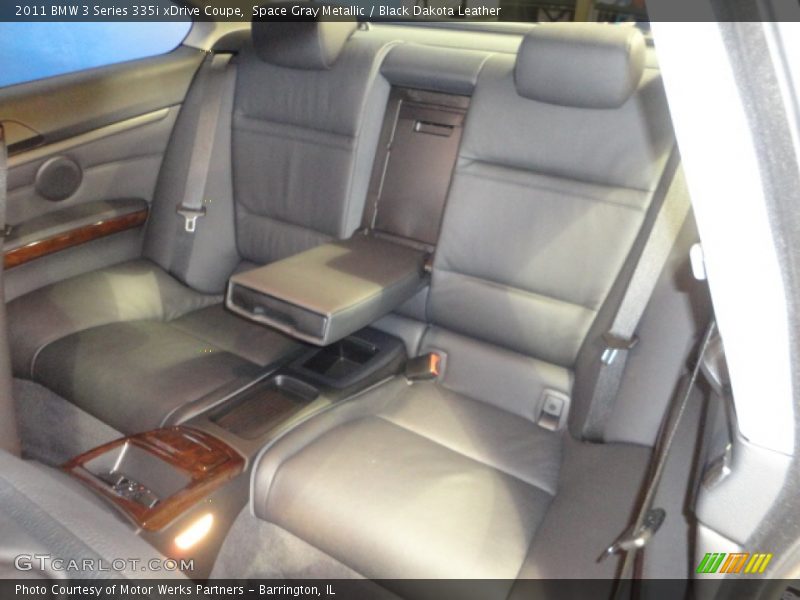 Space Gray Metallic / Black Dakota Leather 2011 BMW 3 Series 335i xDrive Coupe