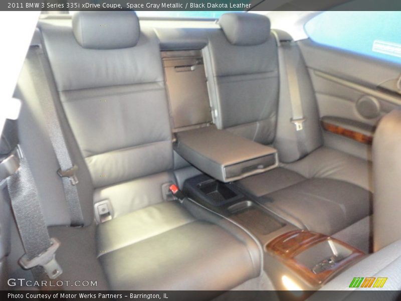 Space Gray Metallic / Black Dakota Leather 2011 BMW 3 Series 335i xDrive Coupe