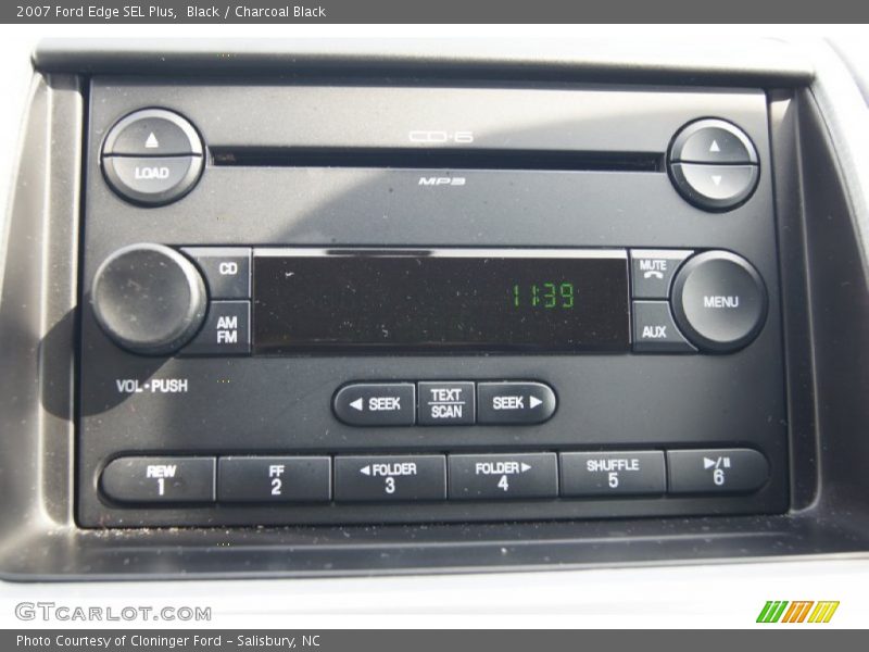 Black / Charcoal Black 2007 Ford Edge SEL Plus