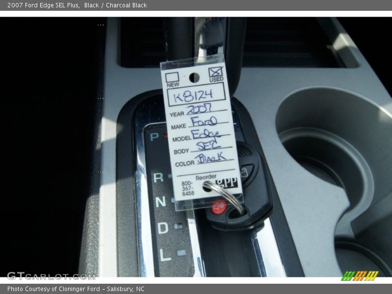 Black / Charcoal Black 2007 Ford Edge SEL Plus