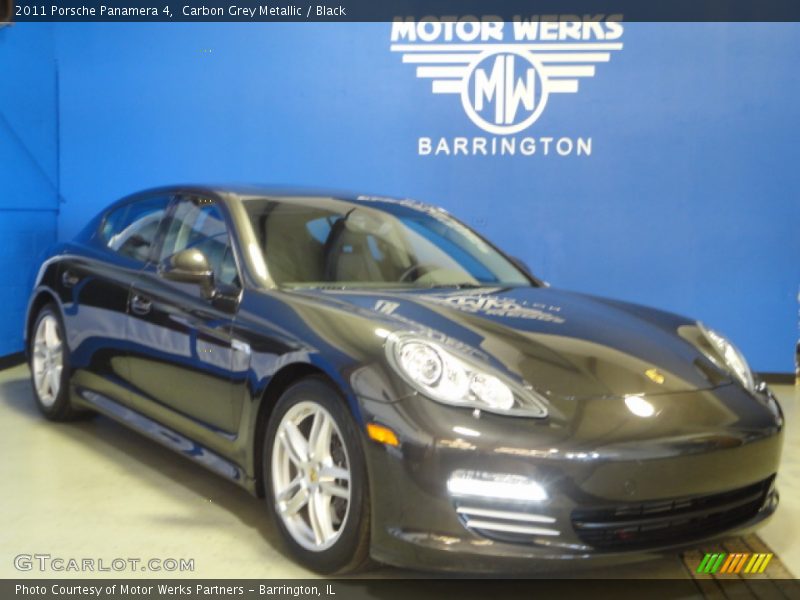 Carbon Grey Metallic / Black 2011 Porsche Panamera 4