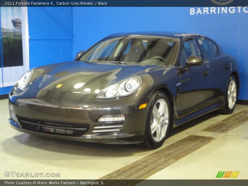 Carbon Grey Metallic / Black 2011 Porsche Panamera 4