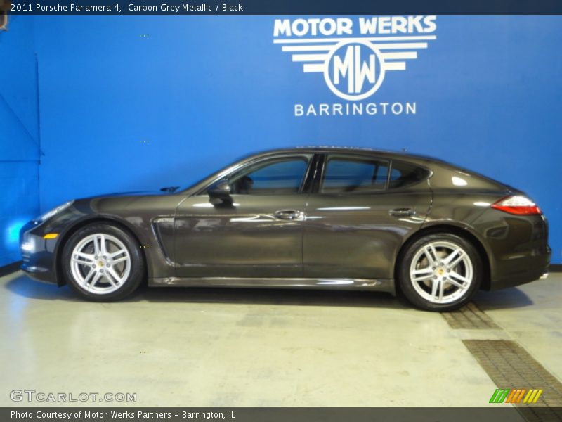 Carbon Grey Metallic / Black 2011 Porsche Panamera 4