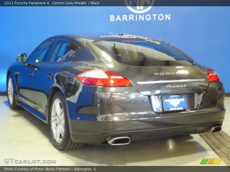 Carbon Grey Metallic / Black 2011 Porsche Panamera 4