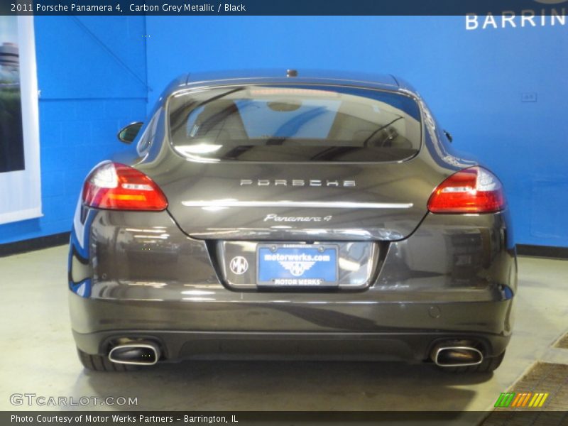 Carbon Grey Metallic / Black 2011 Porsche Panamera 4