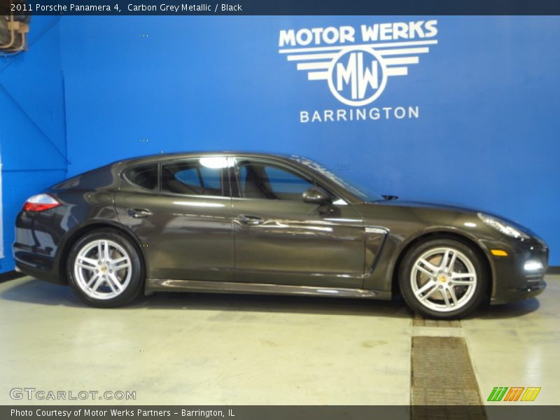 Carbon Grey Metallic / Black 2011 Porsche Panamera 4