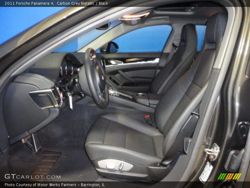 Carbon Grey Metallic / Black 2011 Porsche Panamera 4