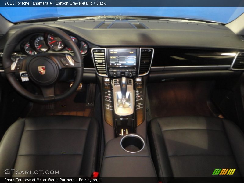 Carbon Grey Metallic / Black 2011 Porsche Panamera 4