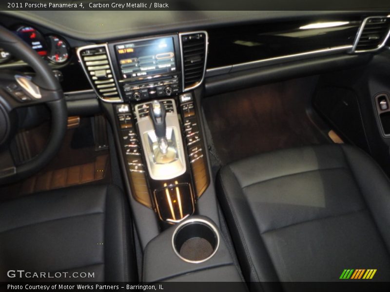Carbon Grey Metallic / Black 2011 Porsche Panamera 4