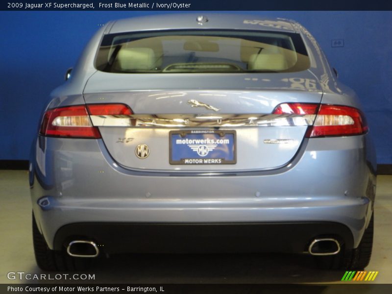 Frost Blue Metallic / Ivory/Oyster 2009 Jaguar XF Supercharged