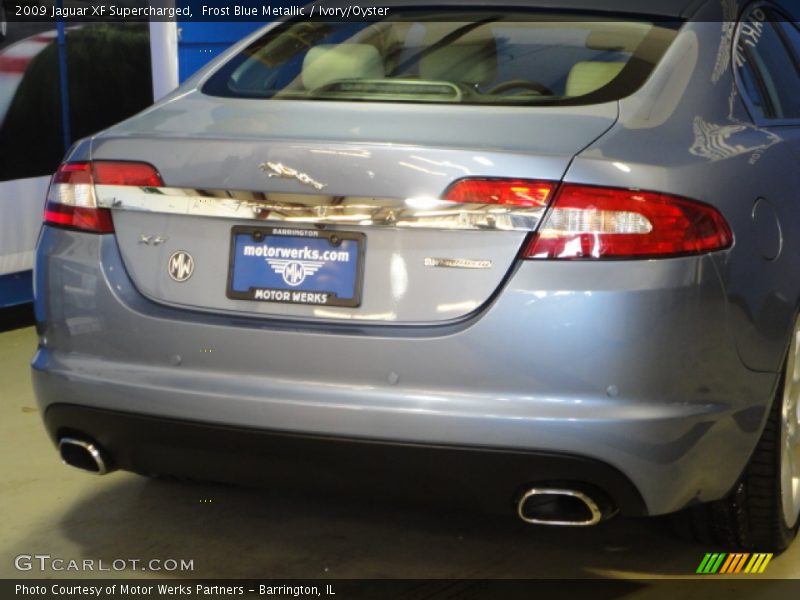 Frost Blue Metallic / Ivory/Oyster 2009 Jaguar XF Supercharged