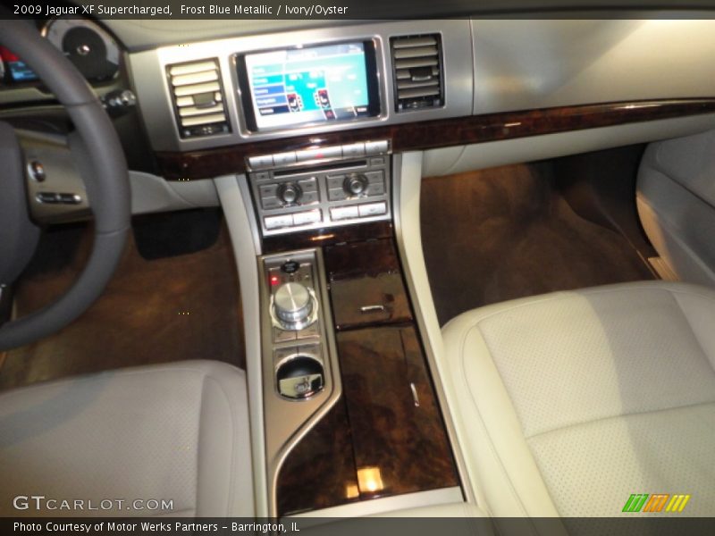 Frost Blue Metallic / Ivory/Oyster 2009 Jaguar XF Supercharged