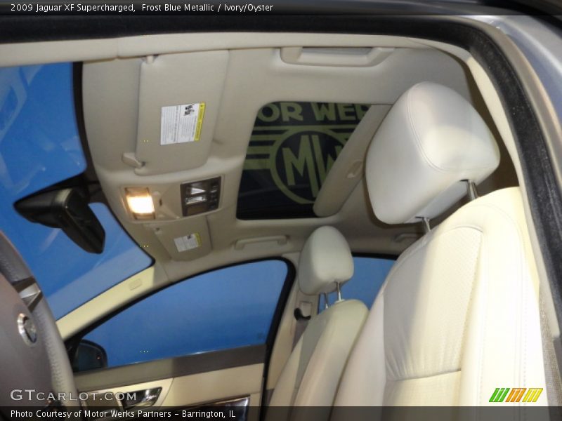 Frost Blue Metallic / Ivory/Oyster 2009 Jaguar XF Supercharged