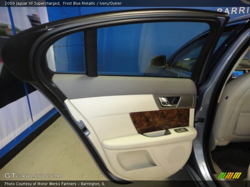 Frost Blue Metallic / Ivory/Oyster 2009 Jaguar XF Supercharged