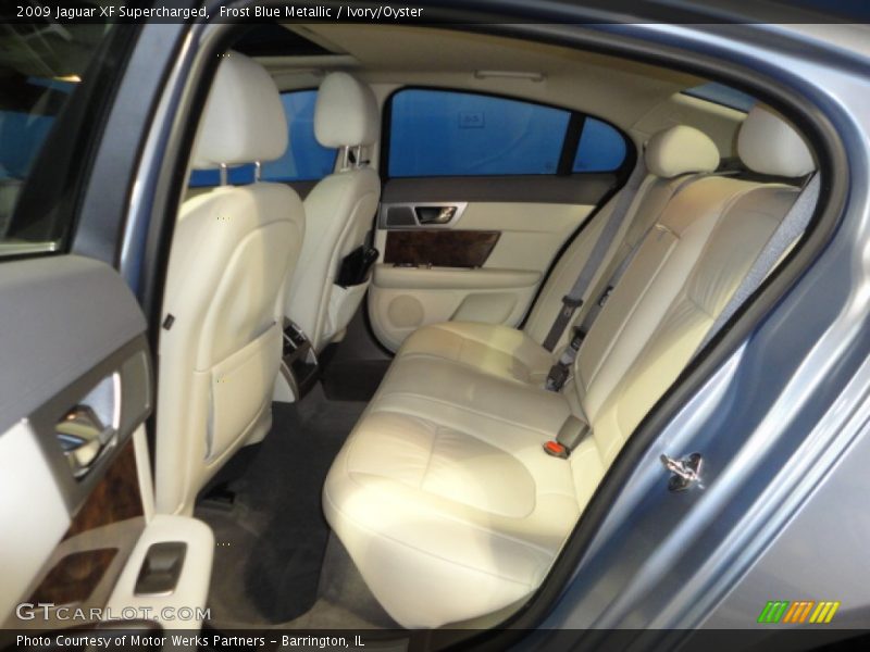 Frost Blue Metallic / Ivory/Oyster 2009 Jaguar XF Supercharged