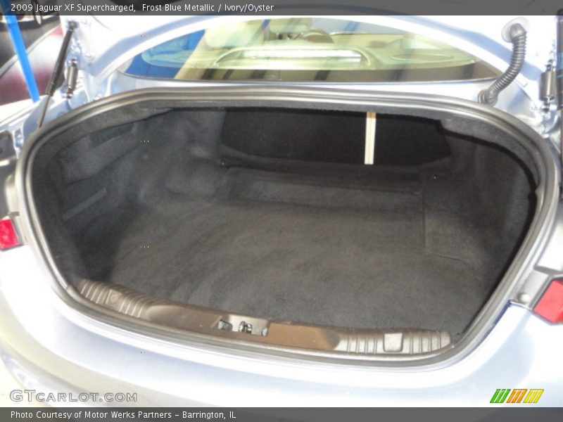 Frost Blue Metallic / Ivory/Oyster 2009 Jaguar XF Supercharged