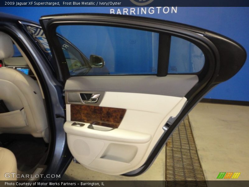 Frost Blue Metallic / Ivory/Oyster 2009 Jaguar XF Supercharged