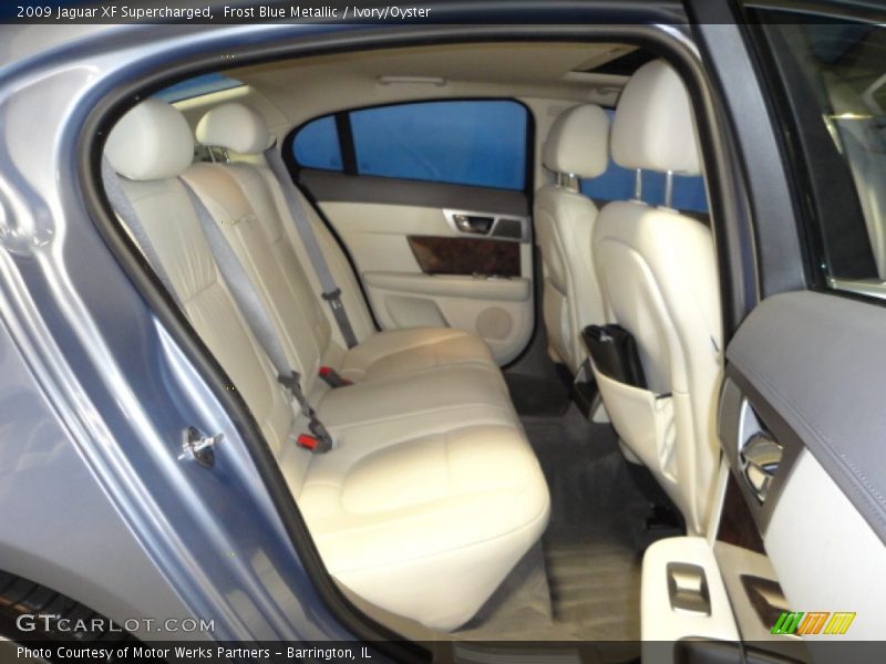 Frost Blue Metallic / Ivory/Oyster 2009 Jaguar XF Supercharged