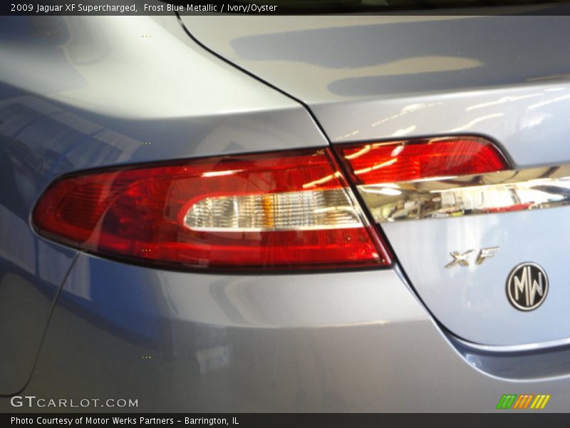 Frost Blue Metallic / Ivory/Oyster 2009 Jaguar XF Supercharged