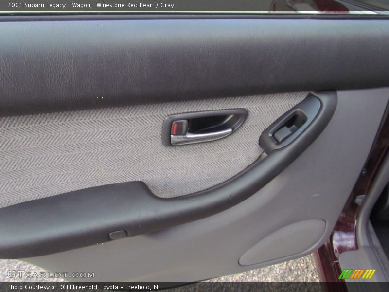 Winestone Red Pearl / Gray 2001 Subaru Legacy L Wagon