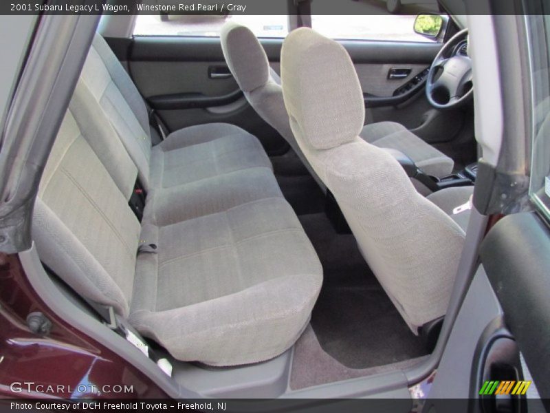 Winestone Red Pearl / Gray 2001 Subaru Legacy L Wagon