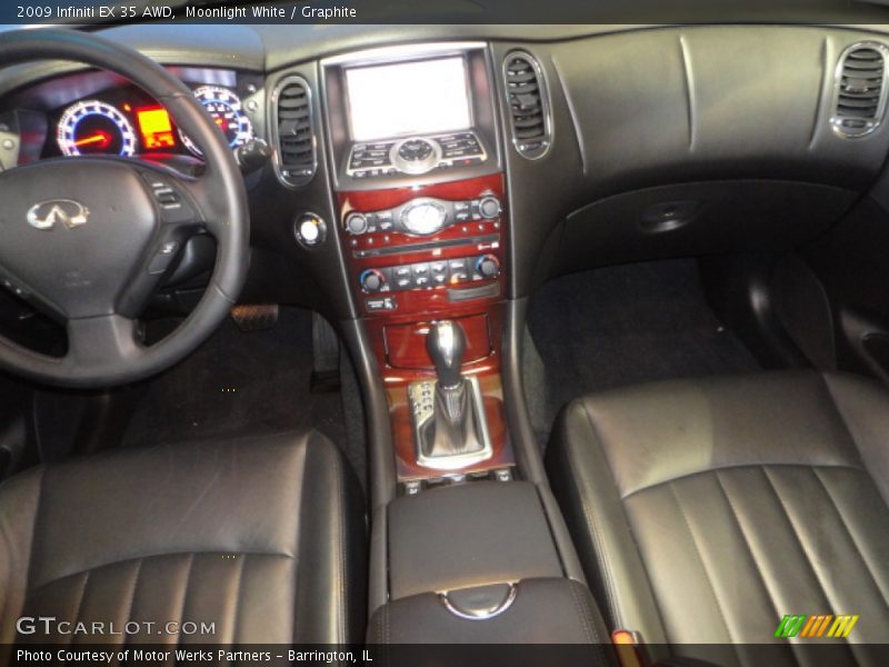 Moonlight White / Graphite 2009 Infiniti EX 35 AWD