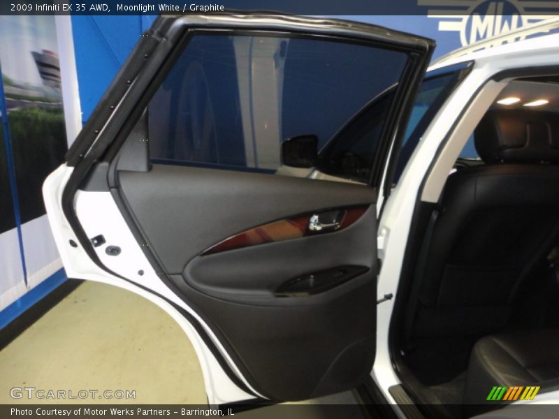 Moonlight White / Graphite 2009 Infiniti EX 35 AWD