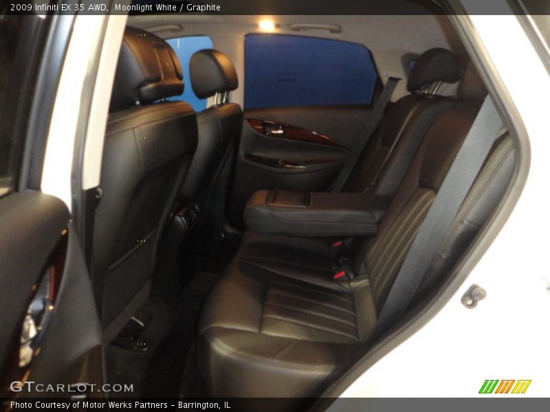 Moonlight White / Graphite 2009 Infiniti EX 35 AWD