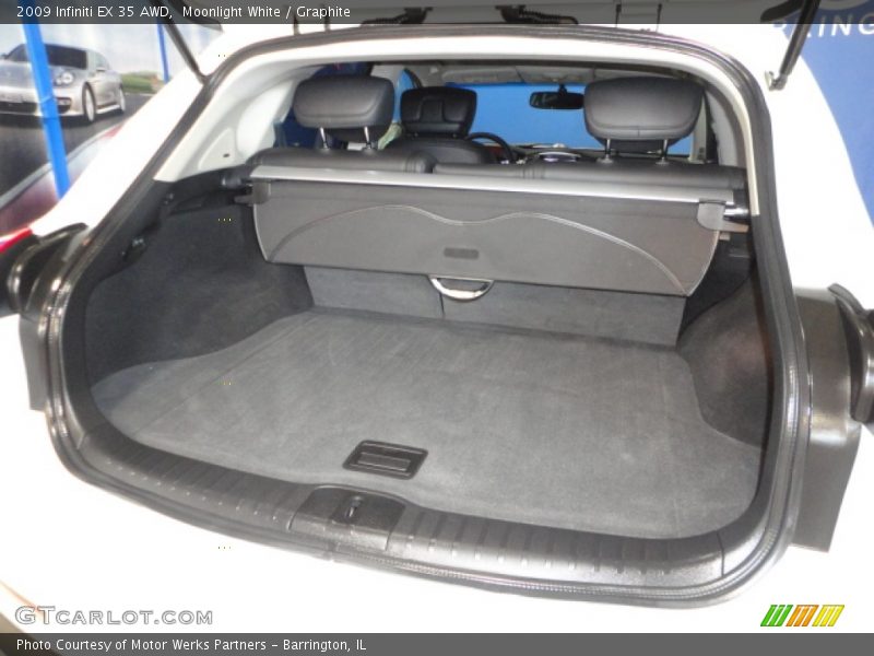 Moonlight White / Graphite 2009 Infiniti EX 35 AWD