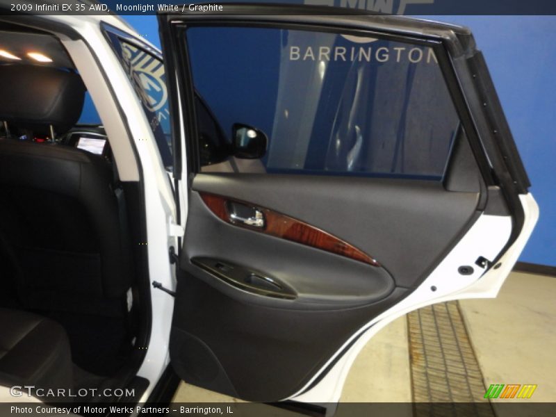 Moonlight White / Graphite 2009 Infiniti EX 35 AWD