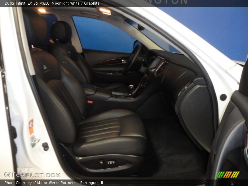 Moonlight White / Graphite 2009 Infiniti EX 35 AWD