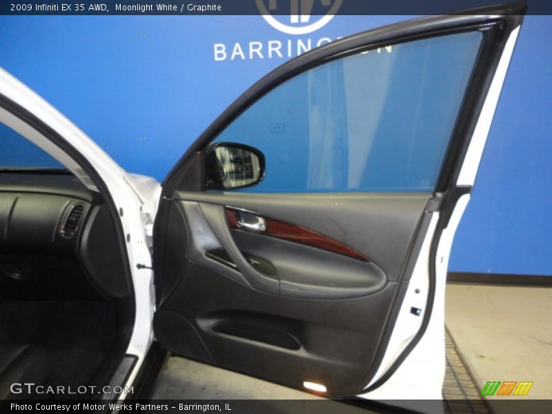 Moonlight White / Graphite 2009 Infiniti EX 35 AWD