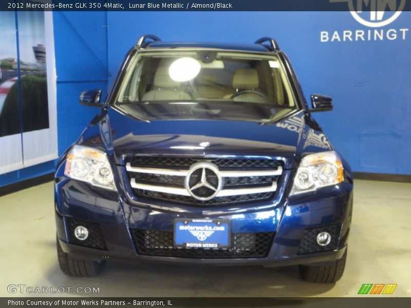 Lunar Blue Metallic / Almond/Black 2012 Mercedes-Benz GLK 350 4Matic