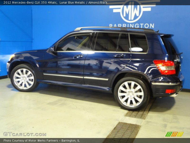 Lunar Blue Metallic / Almond/Black 2012 Mercedes-Benz GLK 350 4Matic