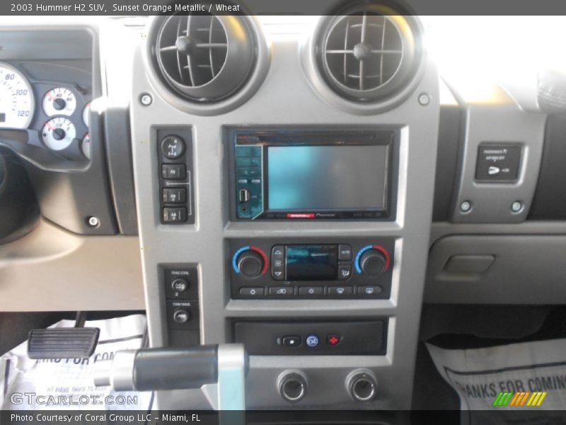Sunset Orange Metallic / Wheat 2003 Hummer H2 SUV