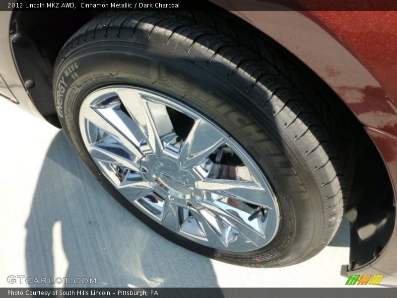 Cinnamon Metallic / Dark Charcoal 2012 Lincoln MKZ AWD