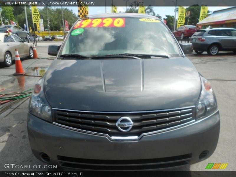 Smoke Gray Metallic / Gray 2007 Nissan Quest 3.5