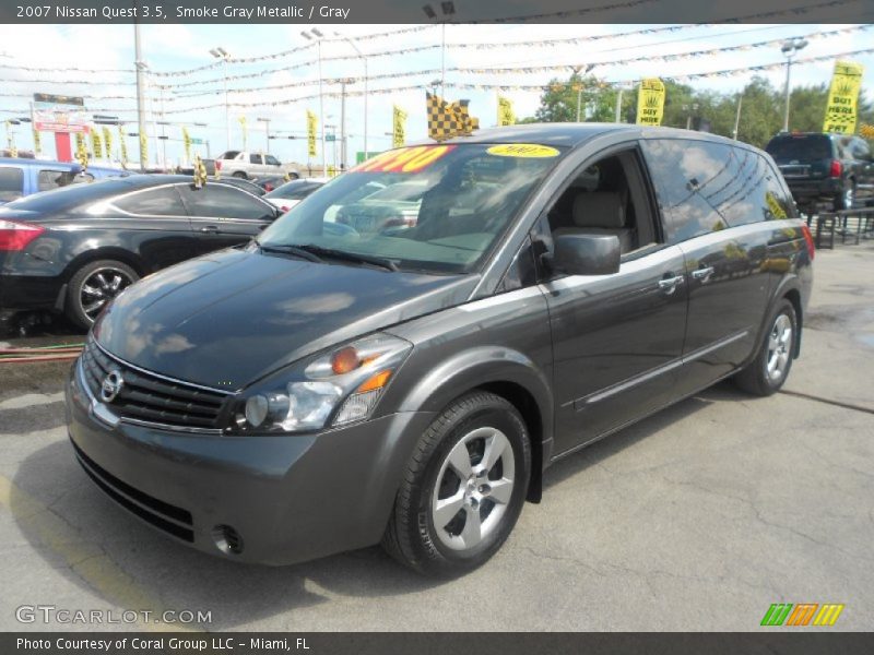 Smoke Gray Metallic / Gray 2007 Nissan Quest 3.5