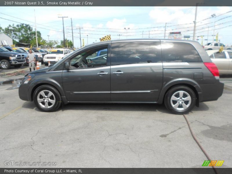Smoke Gray Metallic / Gray 2007 Nissan Quest 3.5