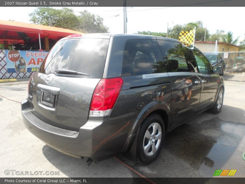 Smoke Gray Metallic / Gray 2007 Nissan Quest 3.5