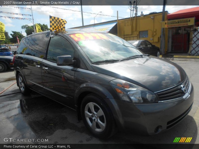 Smoke Gray Metallic / Gray 2007 Nissan Quest 3.5